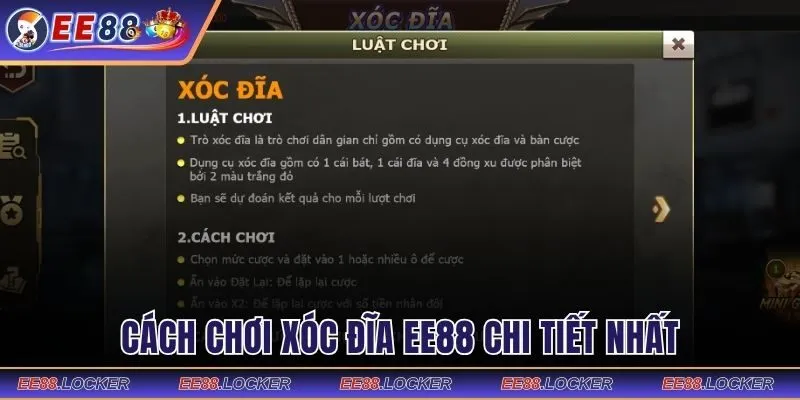 Cách chơi và một số kèo hiện có trong xóc đĩa EE88